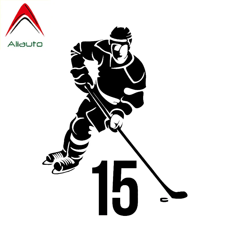 Aliauto Fashion Hockey Decor Vinyl Car Stickers Accessories Motorcycle Silhouette Reflective Waterproof Decal 13cm*10cm | Автомобили и