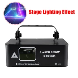 Projecteur Laser DMX 500mw, éclairage de scène, effet de danse, fête de mariage, vacances, KTV, Bar Club 
