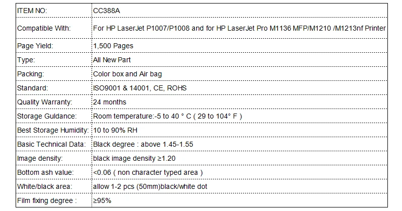 hp p1007 printer specification