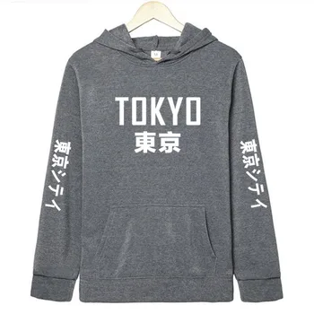

2019 Autumn And Winter New Arrival Cool Tokyo City Printing Harajuku Pullover Hoodies Hip Hop Streetwear Sweatshirt Hoodie