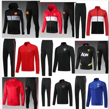 19 20 новая тренировочная куртка, пальто, Манчестер Юнайтед Лингард рашфорд боевые POGBA ALEXIS FRED Юнайтед, комплект курток, футбольная Джерси