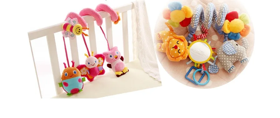 newborn infant toddler baby toys 0-12 months for children kids boys girls on bed bell electric cribs mobile musical box rattles