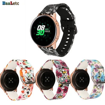 

Baaletc Silicone For Samsung Galaxy Watch 42mm/Gear Sport/Garmin Vivoactive 3/Vivoactive 3 Music/Forerunner 645 smartwatch Band