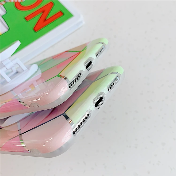 HXM чехол-подставка для huawei P20 Lite P30 Pro, задняя крышка для iphone 11 Pro Max marble Art IMD, силиконовый чехол для телефона