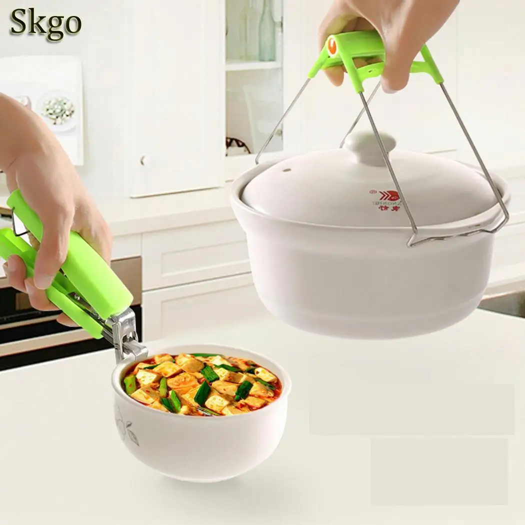 2Pcs/set Creative Anti-hot Hand Take Bowl As Picture Clip Home, Kitchen Pot Pan Tools