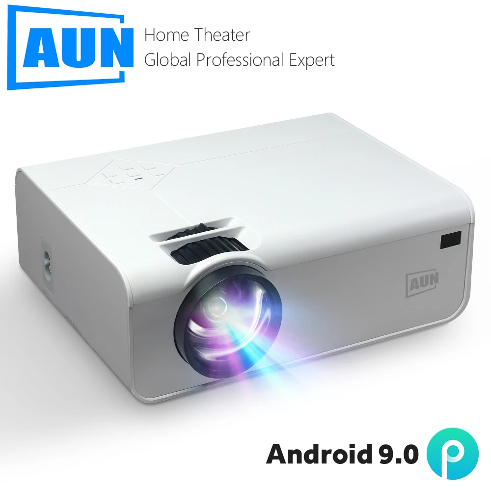 Проектор AUN Full HD 1080P A13 мини проектор светодиодный домашний кинотеатр Android Smart TV 4k