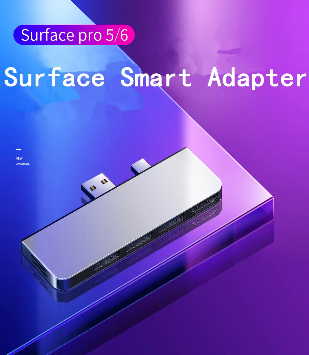 Surface Pro 4 5 6 Splitter Hdmi Hub Mini Displayport Adapter Hdmi 4k Usb3 0 Hub 5gbps Tf Sd Slot Ethernet Rj45 Converter Aliexpress