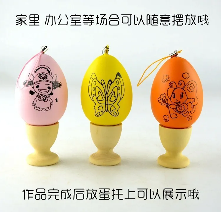 

Shangyuan Painted Egg Children DIY Model Chicken Egg Shell Hanging Decoration Painted Egg Shell Kindergarten Art Zone Material