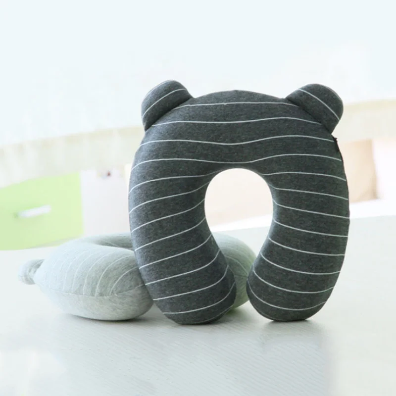 

Cartoon U-Shaped Ergonomic Neck Protection Pillow Rebound Memory Foam Pillows Health Care Headrest for Office Flight Car Travel