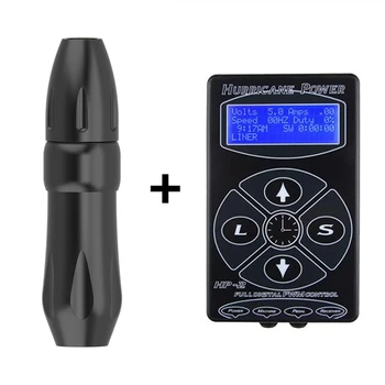 

New Arrival Tattoo Rotary Pen Machine Swiss Motor Strong Quiet With HP-2 Tattoo Power Supply Tattoo Kit Free Shipping
