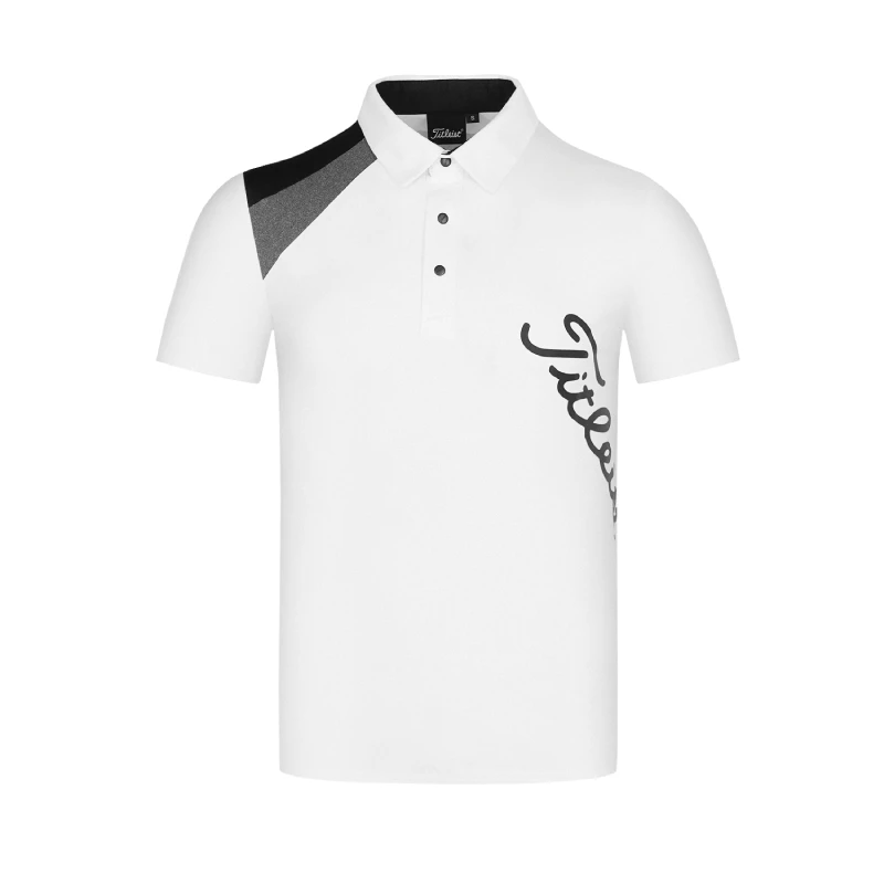 Golf de los hombres Camiseta de manga corta de verano de 2021 de secado rápido Polo camiseta transpirable slim deportes jersey informal