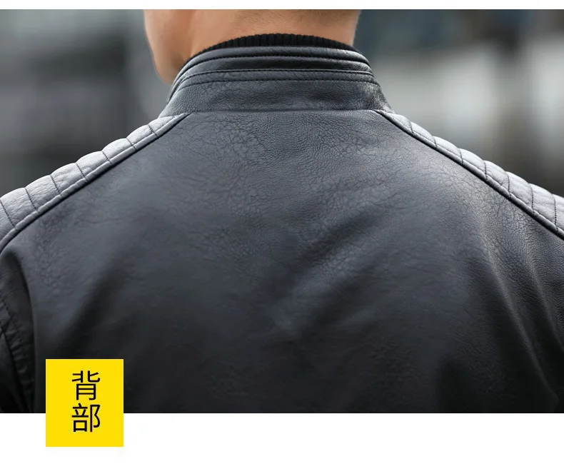 lightweight leather jacket 2022 Spring Men Solid Faux Leather Jackets Motorcycle 4XL Black Outwear Slim PU Leather Coats Autumn Thin HipHop Tops Streetwear best leather motorcycle jacket