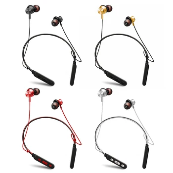 

Magnetic Runing Headset Earphones Bluetooth Wireless Stereo Sports Waterproof Sport Earbud Headset Noise Reduction
