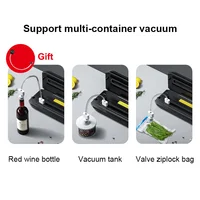 TINTON LIFE Vacuum Sealer Wet or Dry Food Packaging Machine For Food Storage Household Food Vacuum Packer Free 10Pcs Vacuum Bags 2