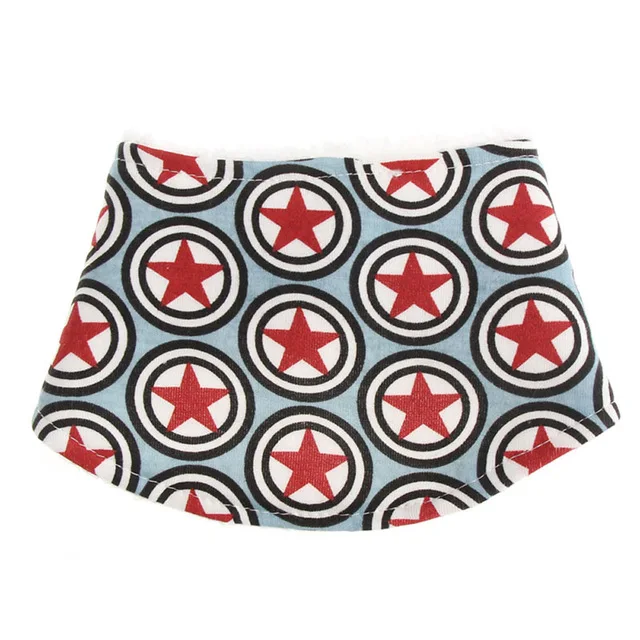 Red Star Детский комбинезон, зимний теплый, для младенцев, для детей, с рисунком, полотенце для младенцев, слюнявчик, для ланча, кормления, принт со звездой, Детские нагрудники и салфетки для отрыжки, NTY0078 - Цвет: Red Star