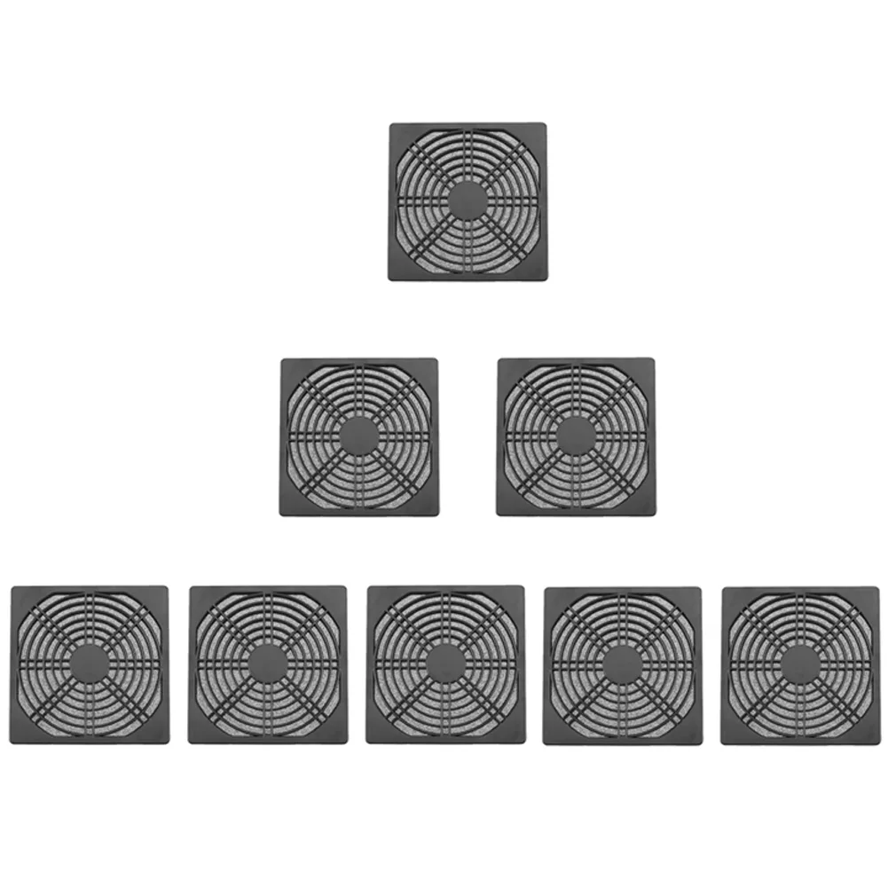1/2/5Pcs 방진 120mm 케이스 팬 먼지 필터 가드 그릴 보호기 커버 PC 컴퓨터 청소 냉각 팬 커버 네트