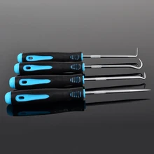 4pcs/set Removal Steel Craft Hook O Ring Hand Tool Oil Seal Puller Pole Remover hand tool camshaft oil seal puller removal for vw audi 32mm lengthen