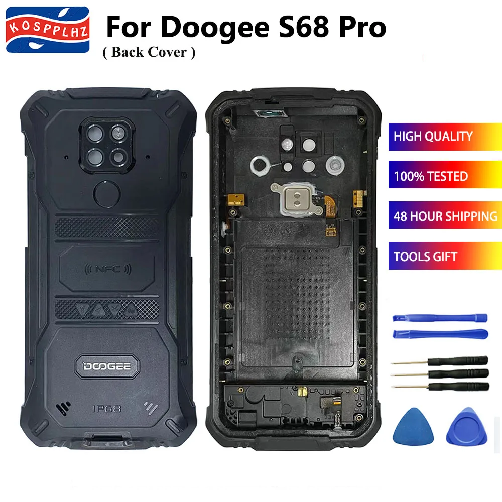 Оригинальная задняя крышка для Doogee S68 Pro S68Pro чехол оригинальная аккумулятора с