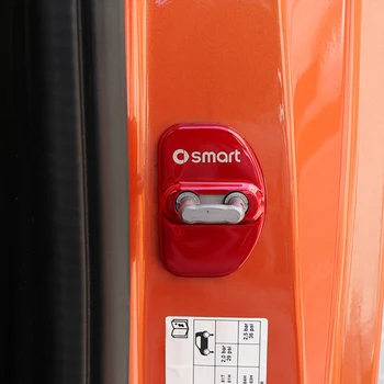 

2Pcs Car Accessories Car Door Lock Cover Caps Protect Stainless Steel for Mercedes Smart Fortwo Forfour 453 Car Styling