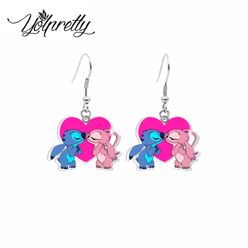 2021 Новое поступление Kawaii Stitch and Angel Cosplay персонажи ручной работы акриловые