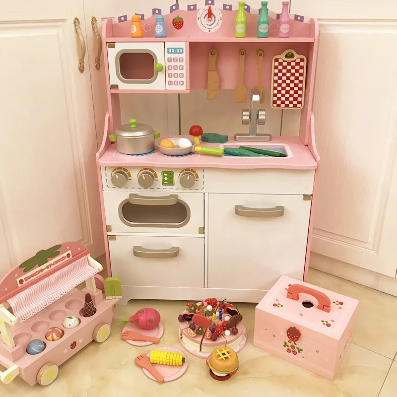 Young CHILDREN'S Toy Boy Cooking Baby GIRL'S Kitchenware Kids Model over Zhejiang Province Set Fruit Kitchen Play