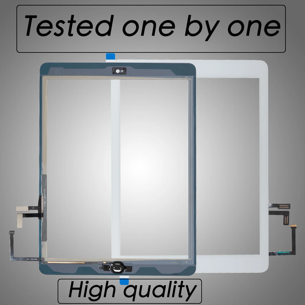 10pcs/lot For iPad Air 1 Touch Screen Digitizer Outer Glass Panel Repait Parts A1474 A1475 A1476