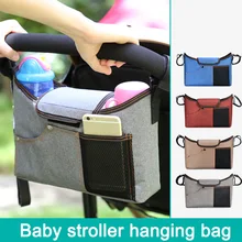 Baby Diaper Bag Mommy Stroller Bags Universal Baby Stroller Organizer Bag Cup Holders Extra-Large Storage Space Baby Accessories
