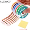 LUXIANZI  Desoldering Wire 1/1.5/2/2.5/3/3.5Mm Width 1.5M Length Desoldering  Braid For Soldering  Desoldering Mesh Welding ► Photo 1/5