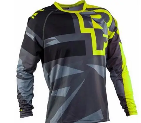 Цвет: желтый 2019Leatt DH мотокросс Leatt DH de verano с длинными рукавами беговых montar RU motocicleta cuesta abajo Джерси mtb je - Цвет: Цвет: желтый