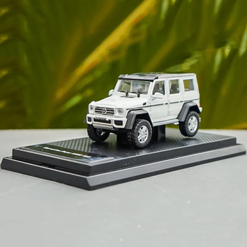 1/64 scle alloy car model G63 6X6 G500 4X4 G-class pickup truck Diecast metal vehicle toy collection children kids traffic gifts