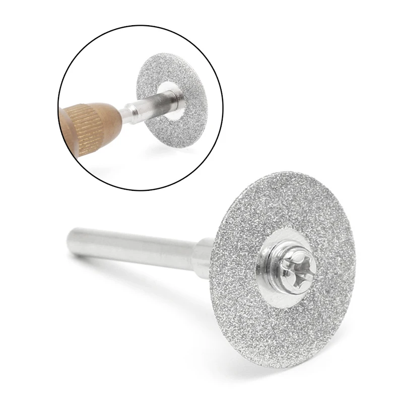 

5pcs 50mm Diamonte Cutting Discs Drill Bit Shank For Rotary Tool Blade