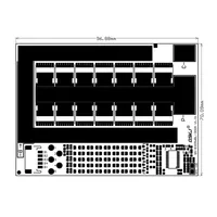 circuit board BMS 5S 130 200A 300A 3.7V 18,650 להגנת סוללת Circuit Board ליתיום מטען פלייט עבור אבזרי BMS 5S סוללת רכב מנועיים (5)