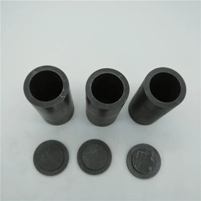 With cap high purity graphite crucible ,refractory crucible, melting