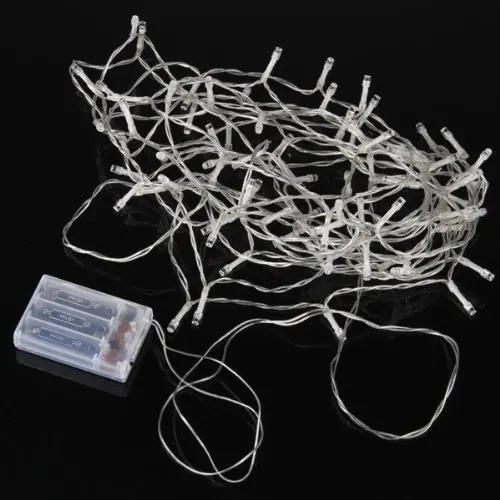 

9M BATTERY OPERATED 80 WHITE LED FAIRY LIGHTS Xmas PARTY WEDDING Portable