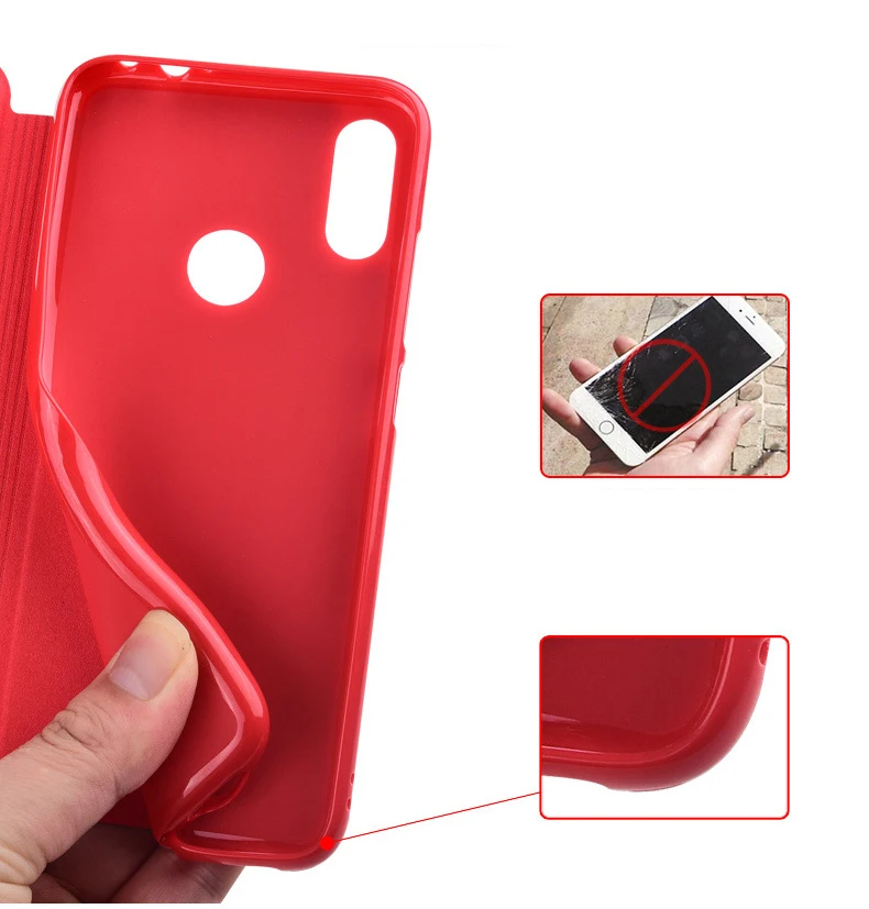 Чехол для Xiaomi Redmi 8 с окошком из искусственной кожи, чехол для Xiaomi Redmi 8A, флип-чехол, Capa Redmi8 Redmi8A 8 A, чехол для телефона Redmi 7 7A
