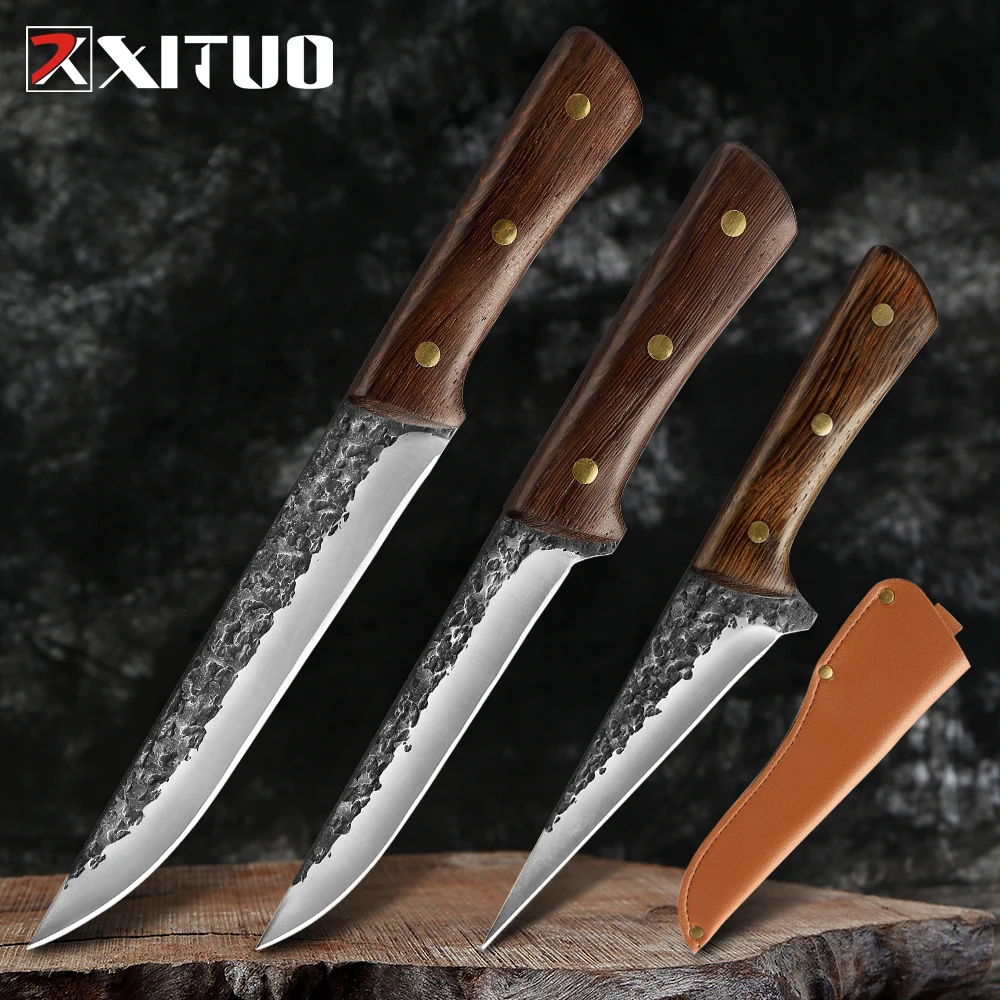 Stainless Steel Boning Knife Cleaver Stainless Steel Kitchen Fish