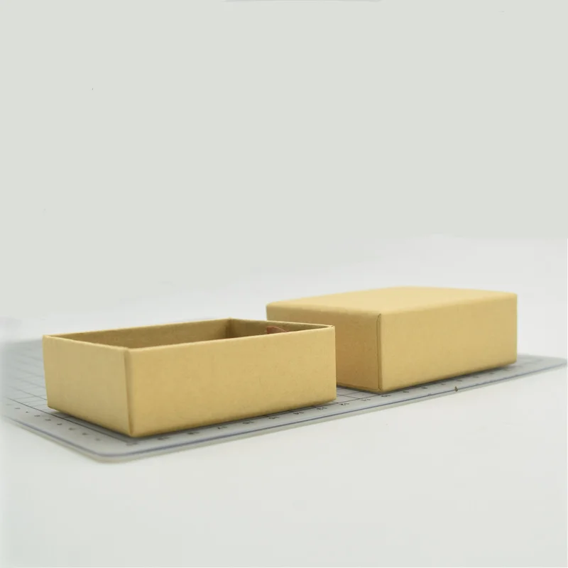 1 шт. коробка для хранения ювелирных изделий из крафт бумаги|jewelry storage box|paper box