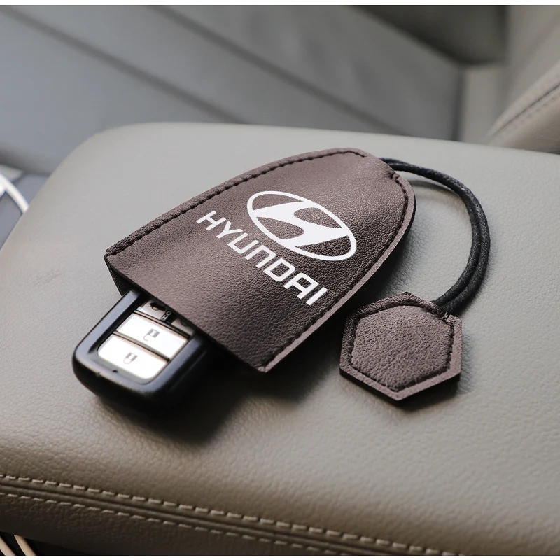 1 шт. кожаный чехол для ключей Автомобильная эмблема PU кошелек Hyundai IX35 IX20 SantaFe Getz