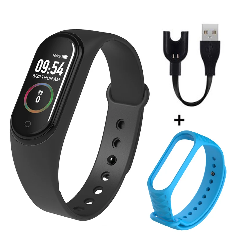 M4 браслет Smartband Спортивный Браслет Smartwatch монитор сердечного ритма фитнес трекер активности кровяное давление Bluetooth - Цвет: I