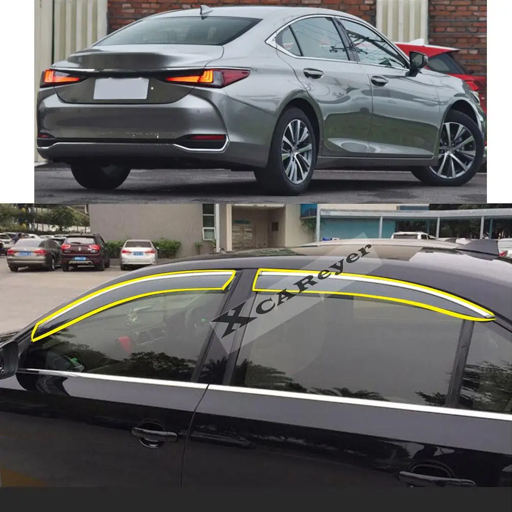 For Lexus ES ES200 ES250 ES300 ES350 ES300H Car Sticker Plastic Window Glass Wind Visor Rain/Sun Guard Vent