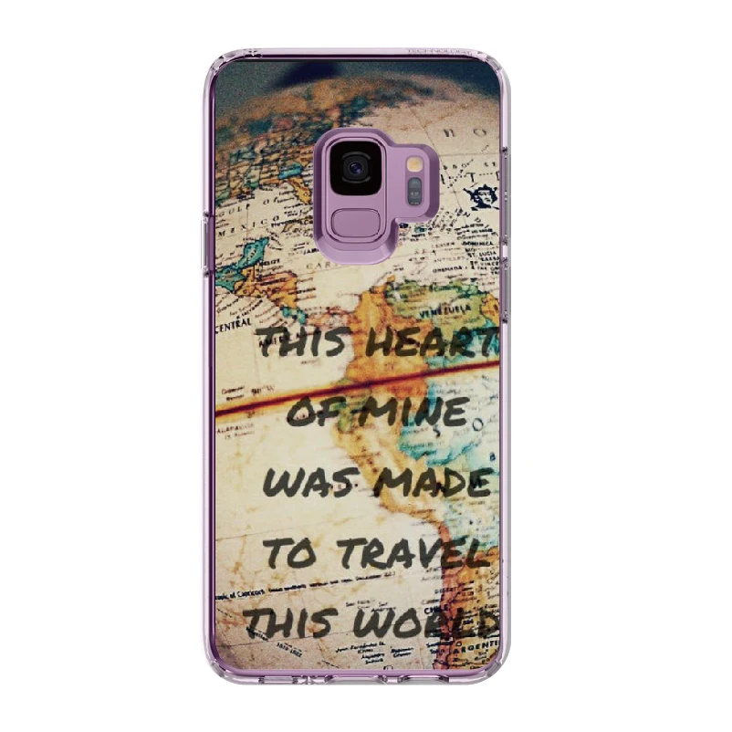 Карта мира путешествия Adventure для Samsung Galaxy Note 8 9 10 A7 A8 S8 S9 S10 S20 плюс поверхностью из