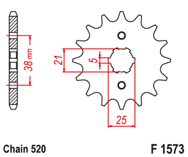 520-13T Motorcycle Front Sprocket For Yamaha XV125 Virago 1997-2001 Virago 125