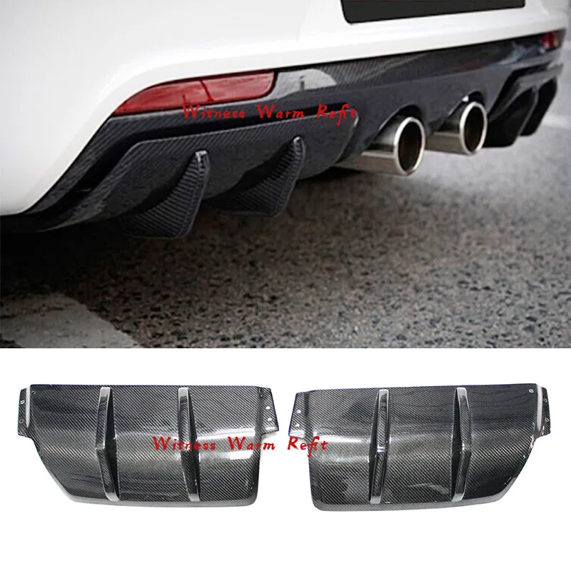 Для Volkswagen VW Golf 6 VII MK6 R20 2010-2013 задний бампер для губ углеродное волокно/FRP Накладка