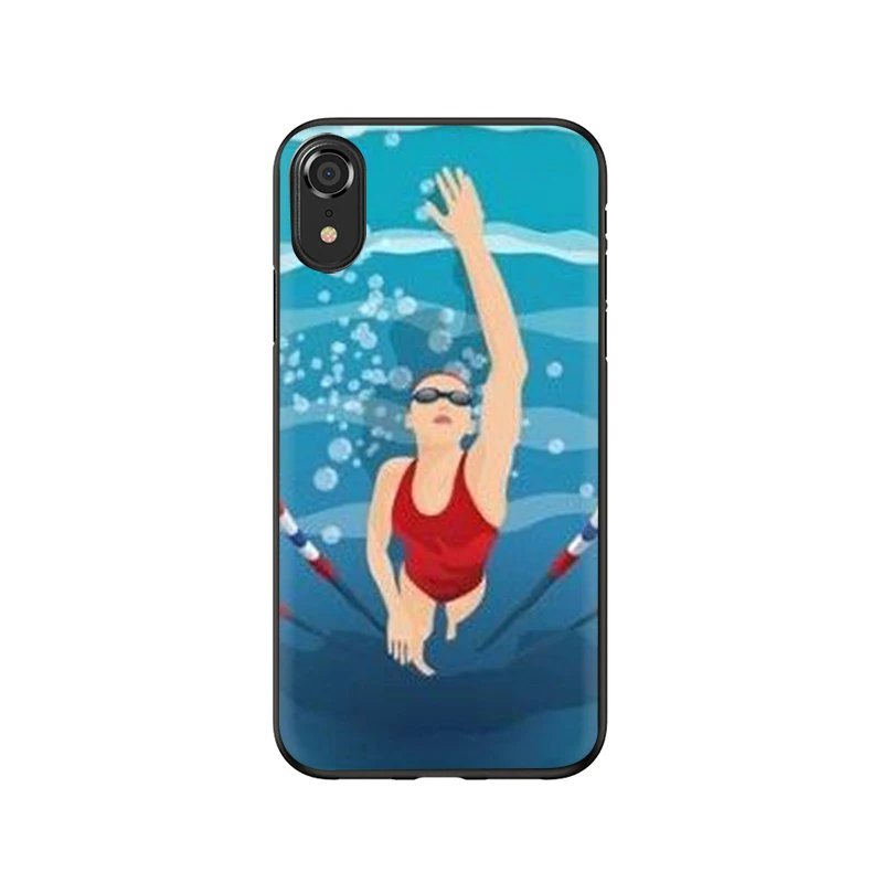 B11 Прекрасный ТПУ Мягкий силиконовый чехол для бассейна для Apple iPhone 5 5S SE 6 6S 7 8 Plus X XR XS 11 Pro Max - Цвет: B11