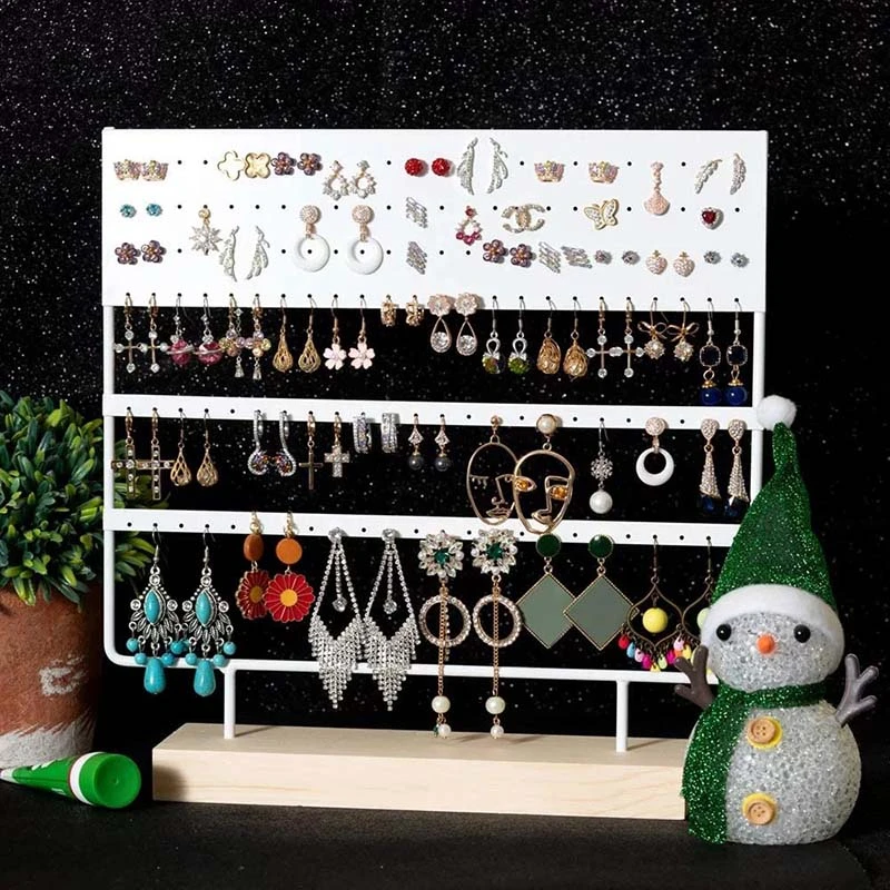 Ganchos de almacenamiento para colgar en la pared, organizador de exhibición de joyas de gran capacidad, soporte colgar pendientes, anillos y collares|Envase y exposición de joyería| - AliExpress