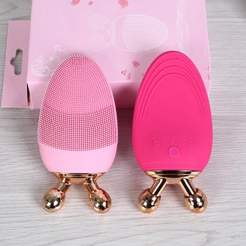 

Vibration Face Cleaner Brush Machine Electric Facial Cleanser Cleansing Brush Blackhead Removal Washing Skin Care Massager USB