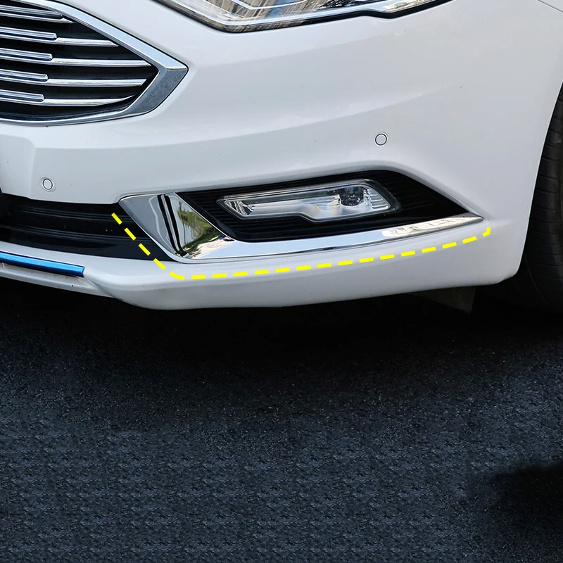 Передний противотуманный светильник из нержавеющей стали для Ford Mondeo / Fusion 2017 2018 2