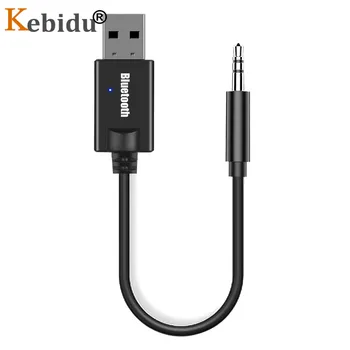 

Kebidu BT Receiver USB Bluetooth Auido Adapter 3.5mm Jack Audio Music Stereo Dongle For TV PC Bluetooth Speaker Headphone
