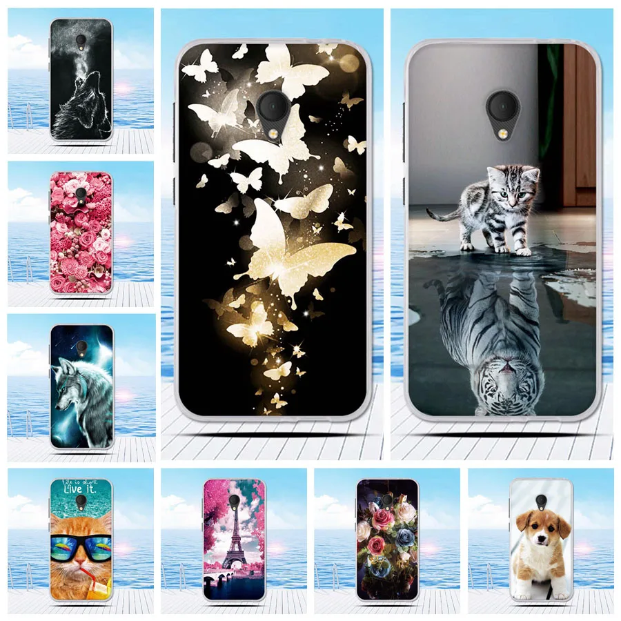 Новые Мягкие силиконовые чехлы для телефонов Alcatel U5 4G 5044D 5044Y чехол задняя