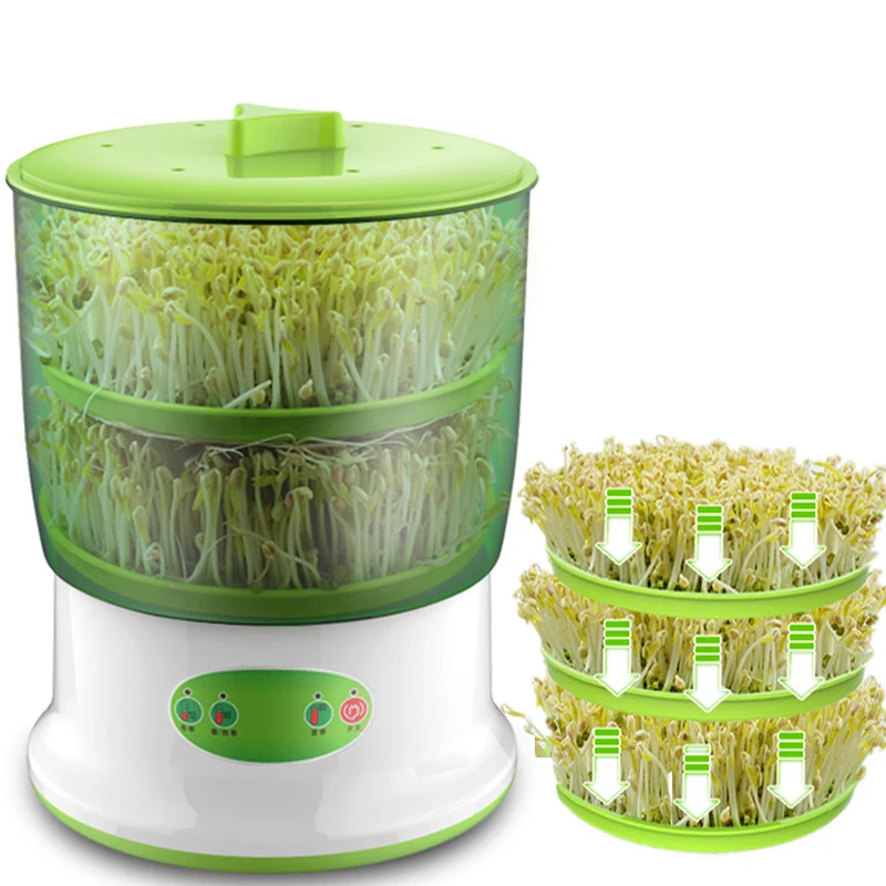 

Bean Sprouts Machine Home Automatic Large-capacity Bean Sprouts Barrel Green Mung Bean Sprouts Homemade Small Seedling Pot